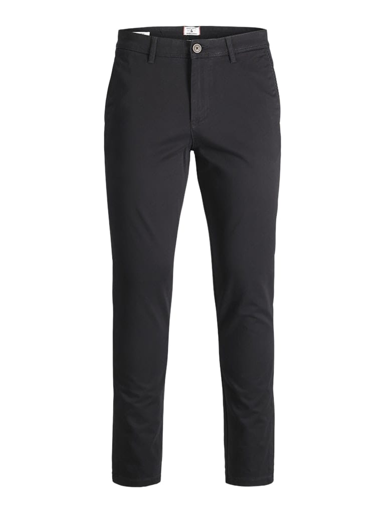 Pantalón chino negro - JPSTMARCO BOWIE SA BLACK NOOS